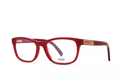 Fendi Eyeglasses Women's F980 615 Red 52mm Clear Demo Lens NEW • $55