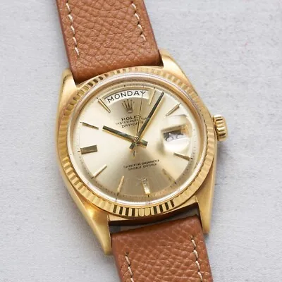 1969 Rolex Day-Date Ref. 1803 With Non-Lume Dial / 36mm / President • $7995