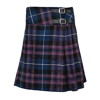 Ladies Knee Length Kilt Skirt 20  Length Tartan Pleated Kilts -Pride Of Scotland • $13.01
