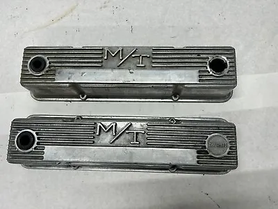 Chevy SB M/T Mickey Thompson Aluminum Valve Covers 283 327 350 400 J18677 • $114.99