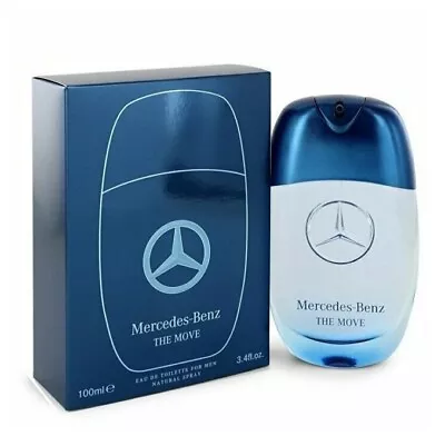 Mercedes Benz The Move For Men Eau De Toilette Spray 3.4 Oz - New In Sealed Box • $49.95