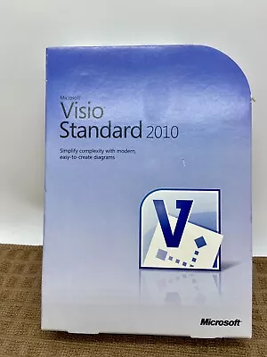 Microsoft Visio Standard 2010_Retail Box_Full Version • $79.99