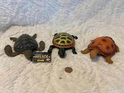 Life Like Replicas - Turtles Set Of 3  Imperial By Jaru - LOOKS ALIVE • $16.49