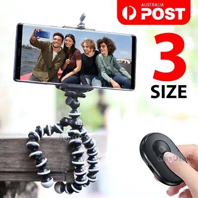 Universal Octopus Stand Tripod Mount Holder For IPhone Samsung Cell Phone Camer • $17.45