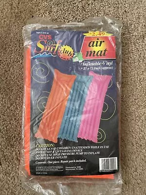 Inflatable Vinyl￼ Air Mat Float 72x27 Vintage NEW ￼ • $14