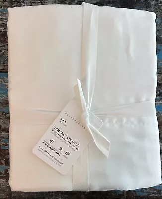 New Pottery Barn King Size White Tencel Lyocell Sheet Set • $99