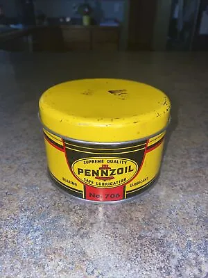 Pennzoil Bearing Lubricant No. 706 Vintage Metal Can.  • $30