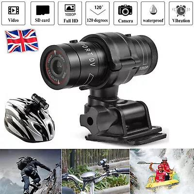 1080P Full HD Motor Bike Sports Action Camera Motor Cycle Helmet Cam UK STOCK • £23.99