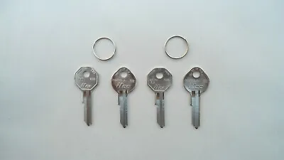 4 Key Blanks! Fits All 1936-1966 Gm Fleetline Torpedo Cadillac Truck Convertible • $15.30