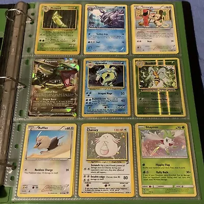 Binder Page Collection Lot Of Pokemon Cards 🔥 Mixed WOTC XY SM Vintage Holos • $64.99