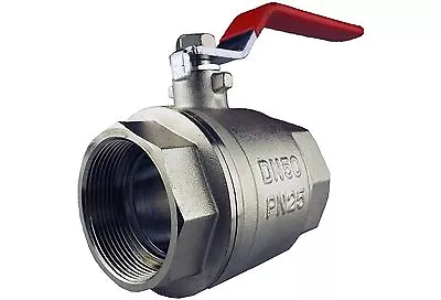 £7.99 • Buy Full Flow Brass Ball Valve 1/2 Bsp Up To 2  Bsp Female/female