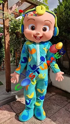 Hire Cocomelon JJ With  Headphone Lookalike Costume Mascot Fancy Dress SFOL@ • £50