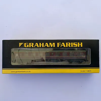£19.99 • Buy Graham Farish N Gauge 374-012C Mk1 SO 2nd Open Coach BR Maroon - Weathered - New