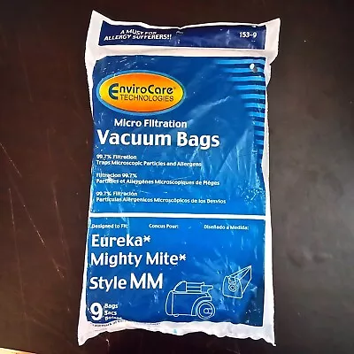 EnviroCare Technologies Style MM Vac Bags. Fits Mighty Mite. 9 Pcs. • $5.54