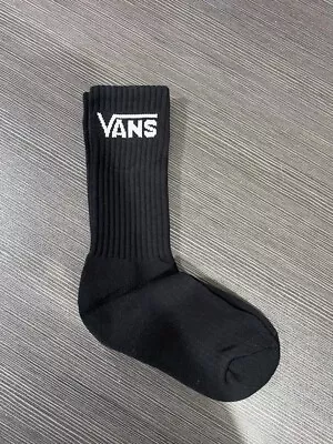 VANS Classic Crew Socks For Men 3-Pair - Black 6.5-9 • $16