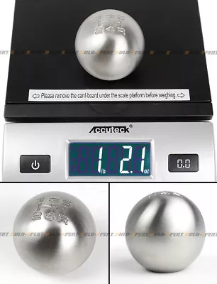  M12 X 1.25 Weighted Round Stainless Steel 5 Speed Shift Knob For Focus Mustang • $27.99