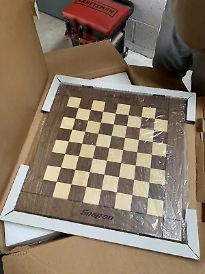 Snap-On Metal Chess Set With Walnut Chess Board • $1400