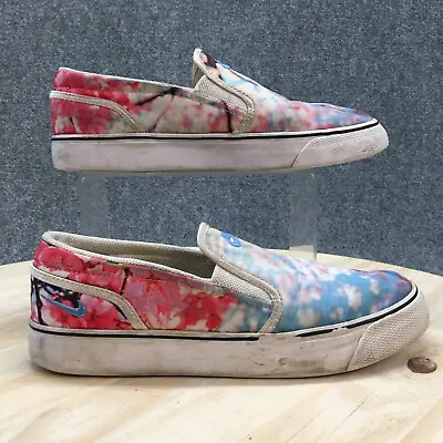 $19.99 • Buy Nike Shoes Womens 8 Toki Cherry Blossom Slip On Sneakers 820223-141 Blue Pink