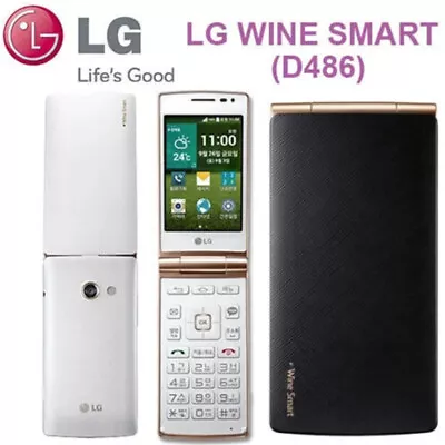 Unlocked LG Wine Smart D486 4G LTE 4GB ROM 3.5  Android Flip Keyboard Smartphone • $79.98