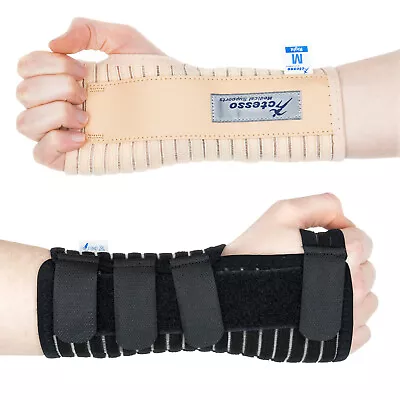 Actesso Breathable Wrist Support Splint For Sprain Injury Carpal Tunnel Pain • £9.99