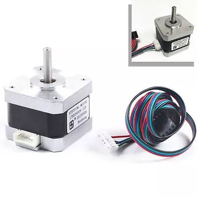 Nema 17 Stepper Motor 32Ncm 1.5A 4-wire Whith Cable For DIY 3D Printer CNC Robot • £12.95