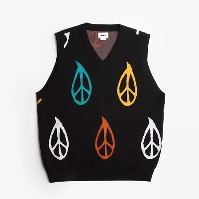 Brand New OBEY Peace Print Sleeveless Sweater Vest XL And XXL Available • £40