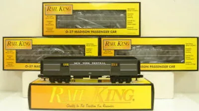 MTH 30-6256 O New York Central O-27 Madison Passenger Car Set (Set Of 4) EX/Box • $191.08