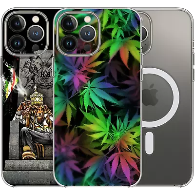 £26.39 • Buy Magsafe Cover Case Funny Weed Art Inhale Good High Life Calm Lion Bob Marley