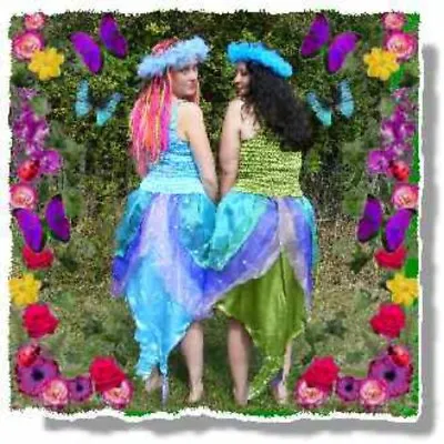 Adult Mermaid Fairy Fancy Dressing Up Festival Costume Aqua Green One Size 8-14 • £9.99