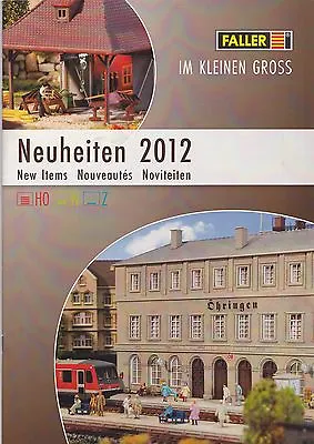 Faller 2012 HO N & Z Gauge New Items Catalogue • £2.99