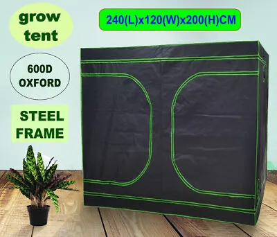 $169 • Buy Grow Tent Hydroponics System Indoor Room Plant Reflective Aluminum Oxford Cloth 