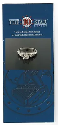 1ct Vintage 3Stone Engagement Platinum Ring Older European Cut H SI COA • $2850