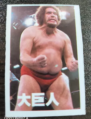 Pro Wrestling All Guide Book 3 プロレスラー過激なるロマン Andre The Giant Hand Cut Mini Card • $50