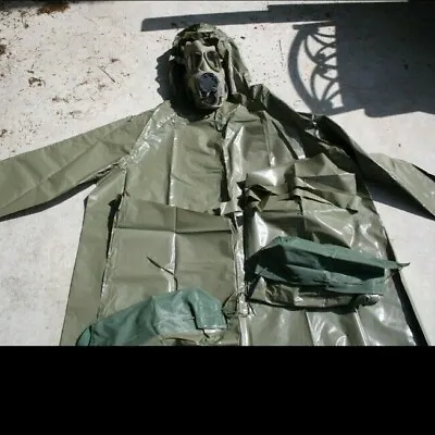 2 Pk NOS GENUINE Czech Surplus Military Chemical / Protective Suit  Halloween  • $39.97