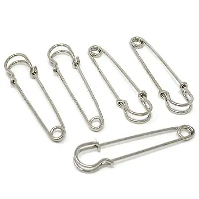 30PCS 5cm/2Inch Brooches Heavy Duty Safety Pins For Blankets Sweaters Shawl... • $13.96