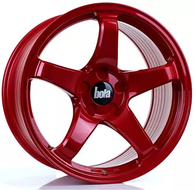 Alloy Wheels 17  Bola B2R Red For Volvo 850 (4 Stud) 91-92 • $1009.34