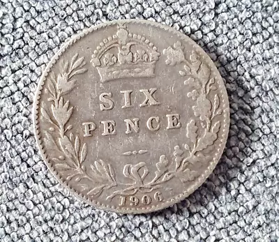 Great Britain Sixpence 1906 Coin • £7.99