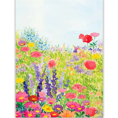 Michel Design Works The Meadow Wildflowers Natural Woven Cotton Kitchen Towel  • $10.95