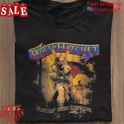 New MOLLY HATCHET FLIRTIN WITH DISASTER Gift For Fans Unisex All Size Shirt 1LU2 • $16.99