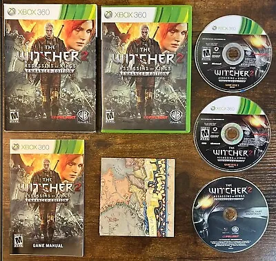 The Witcher 2: Assassins Of Kings Enhanced Edition Xbox 360 CIB Map & Slipcover • $25.49