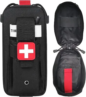 Tactical Molle First Aid Pouch Small Trauma Kit IFAK Pouch Emergency EMT Med Kit • $8.99