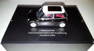 Minichamps 1/43 BMW Dealer Mini Cooper 2001 Frankfurt Show Flip Box Limited 1000 • $139.95