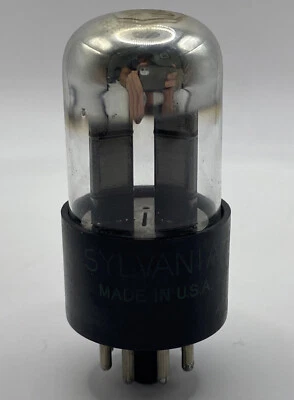 $15.99 • Buy Sylvania 6SN7GTA Vacuum Tube Amp Valve Black Plate Chrome Top Tested W Photos