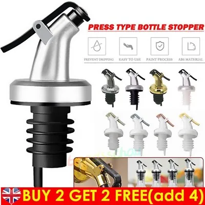 1/3X Bottle·Pourer Spout Stopper Dispenser Liquor Flow Set Wine Olive Oil.Tools- • £3.28