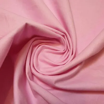 Plain 100% Cotton Fabric Quilting Dress Lining Craft Material 40+ Colours 44  • £4.99