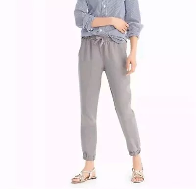 Point Sur J Crew Pull On Linen Blend Seaside Jogger Pants • $24