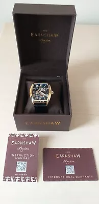 £229.99 • Buy Thomas Earnshaw (Gents) Beauchamp Gold Automatic Skeleton Watch (New) £229.99