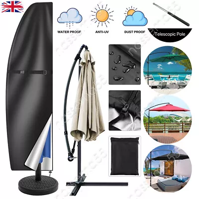 £5.75 • Buy Parasol Banana Umbrella Cover Waterproof Cantilever Outdoor Garden Patio Shield