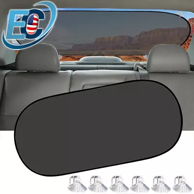 Foldable Car Sun Shade Cover Auto Rear Window Mesh UV Rays Protection Visor • $7.49