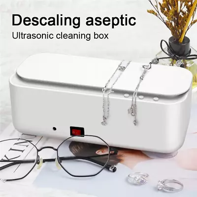 Ultrasonic Jewelry Cleaner Denture Glass Watch Ring Bath Tank Cleaning Machine • $13.79